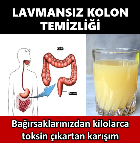 Bağırsaklarınızdan Kilolarca Toksin Çıkartan Karışım iŞTE EN ETKİLİ YÖNTEM