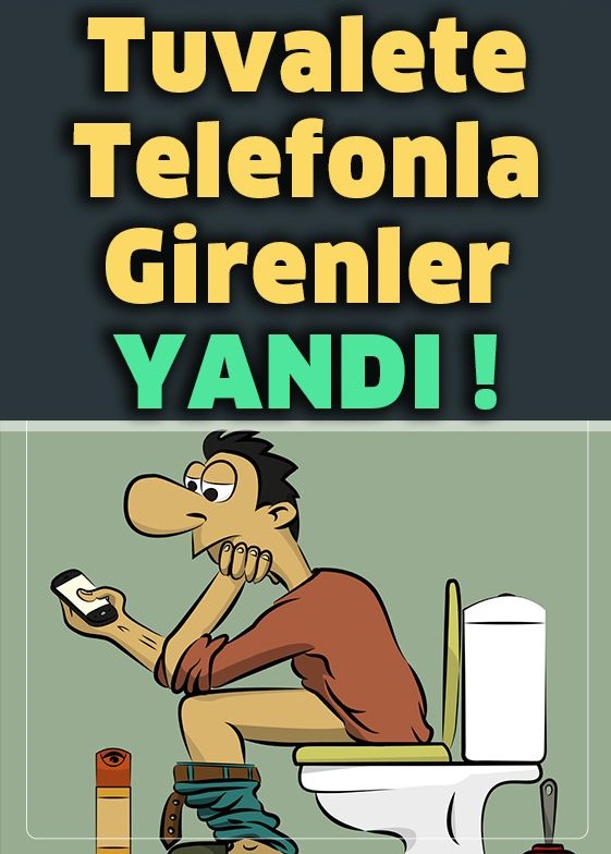 Telefon İle Tuvalete Girenler Yandı.