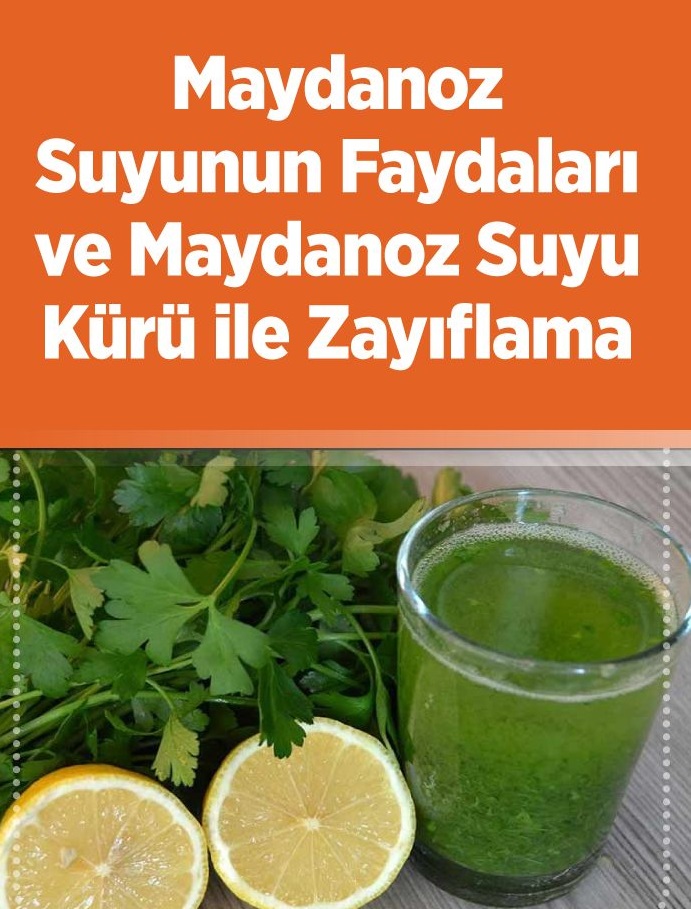 Maydanoz Suyu Kürü İle Zayıflama