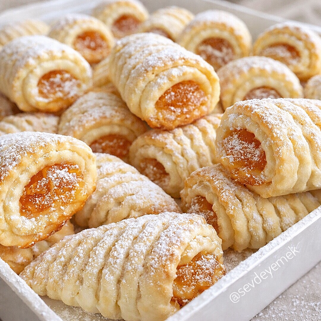 Elma Dolgulu Kurabiye Tarifi