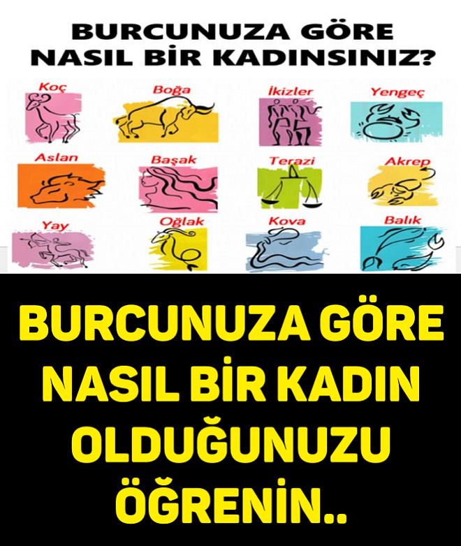 Burcunuza Göre Nasıl Bir Kadınsınız