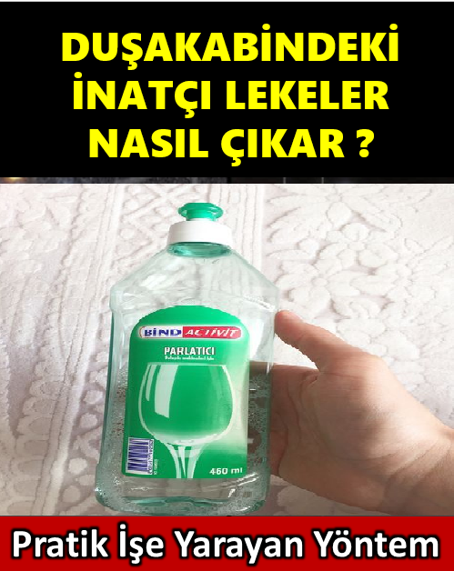 Duşakabin Temizliğin de Mucize Temizleme Yöntemi Çok Şaşıracaksınız