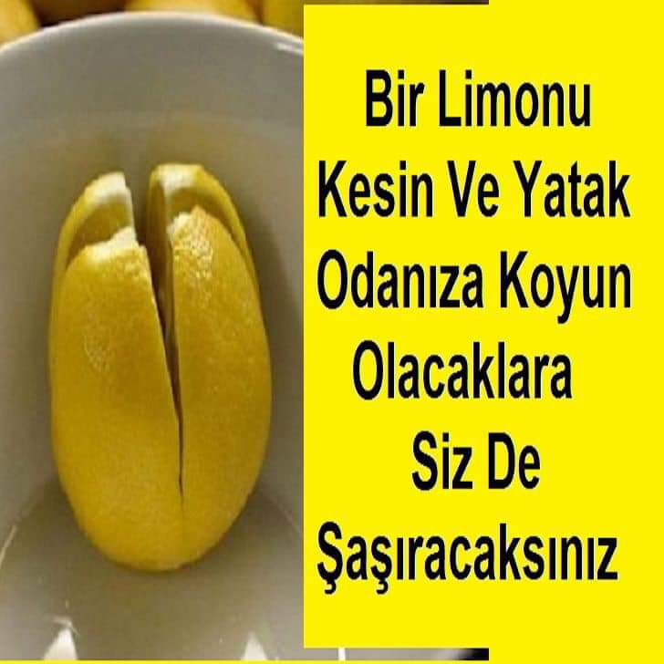 Bir limonu kesti ve yatağının kenarına koydu. Sebebi mi? Herkes denemeli!