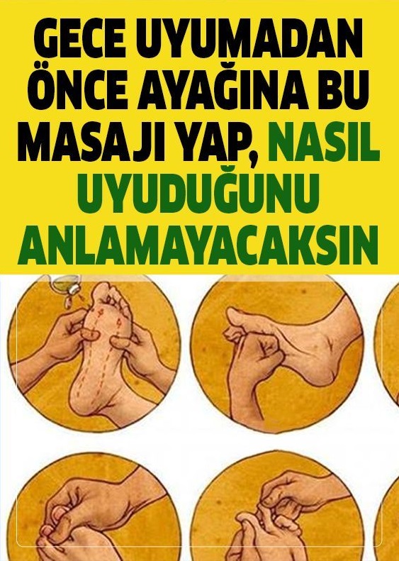 Ayağa Yapılan Bu Tekniği Bildiğinizde Mışıl Mışıl Yatmak İçin Her Gece Yapacaksınız