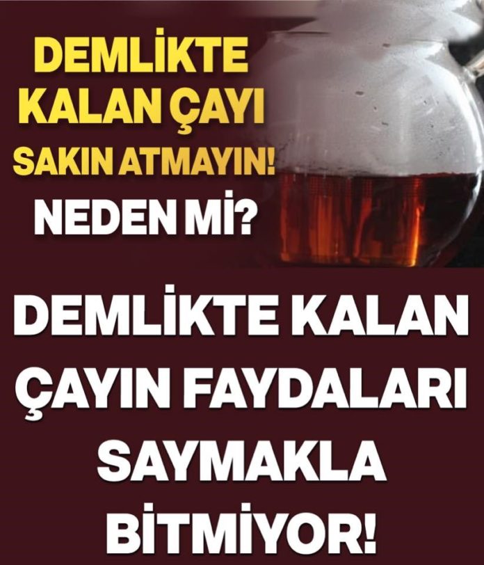 Bu Yazıyı Okuduktan Sonra Demlikteki Çayı Dökmeyeceksiniz