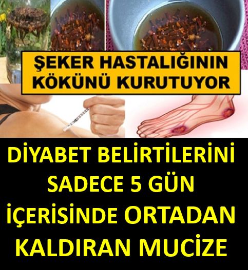 Diyabet Belirtilerini Sadece 5 gün İçerisinde Ortadan Kaldırmanın Yolu