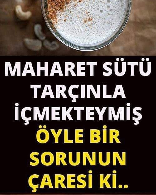 Mahareti Sütü Tarçınla İçmekteymiş