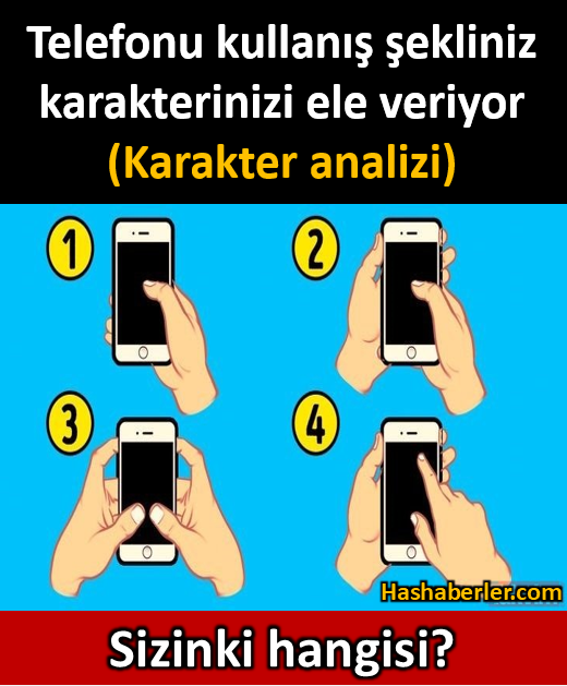 Telefonu Kullanış Şekliniz Karakteriniz Hakkında Bilgiler Veriyor