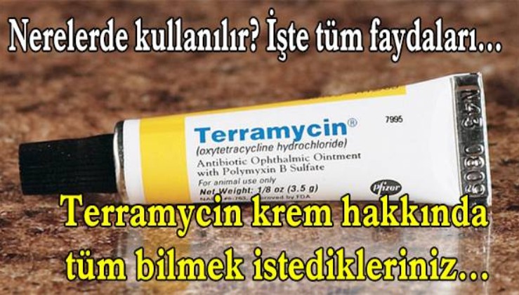 Terramycin krem Nerelerde kullanılır? İşte tüm faydaları…