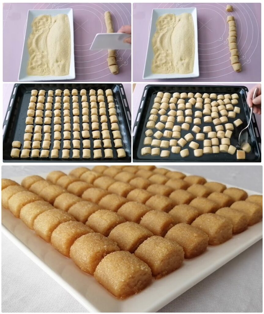 Tahinli İrmik Kesme Tatlısı