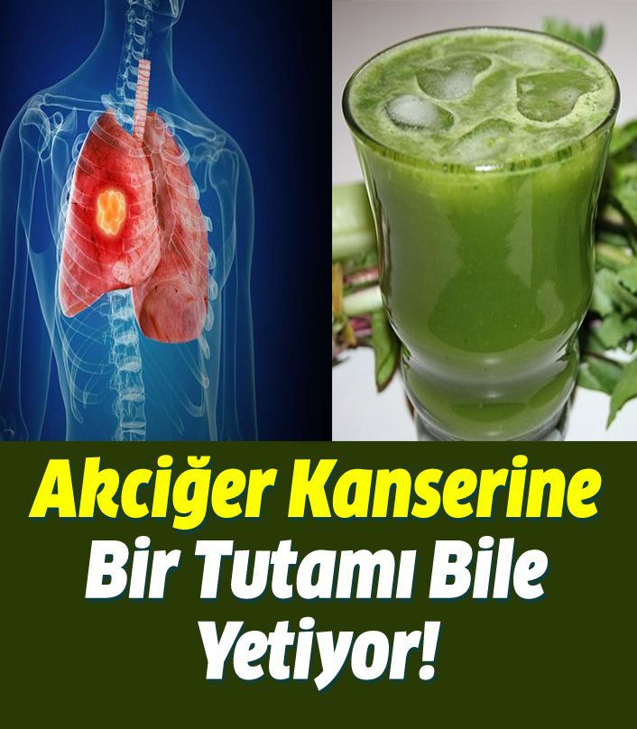 Akciğer kanserine karşı mutlaka tüketmeli!