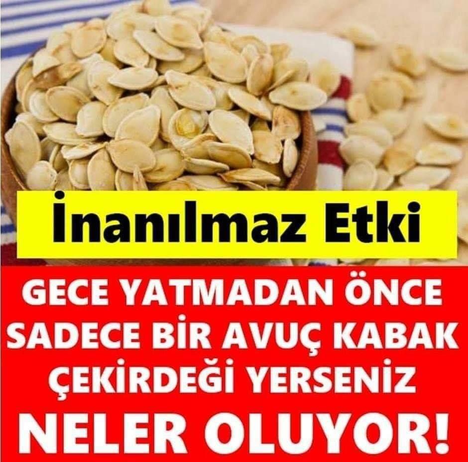 Kabak çekirdeğinin bilinmeyen faydaları