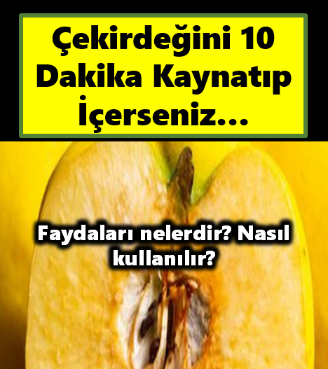 Ayva Çekirdeği İle Cilt Lekelerini ve Çatlaklardan Kurtulun