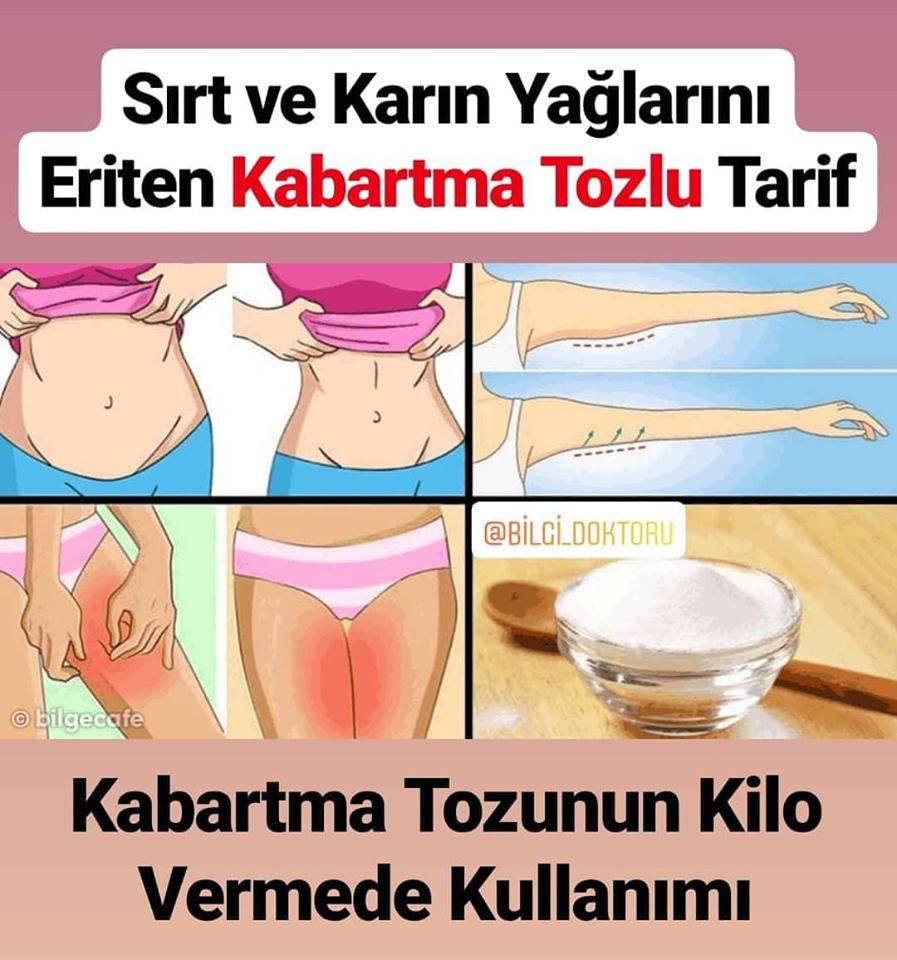Sırt ve Karın Yağlarını Eriten Kabartma Tozlu Tarif