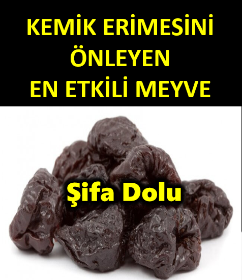 Kemik Erimesine Karşı Her Gün 10 Erik Kurusu