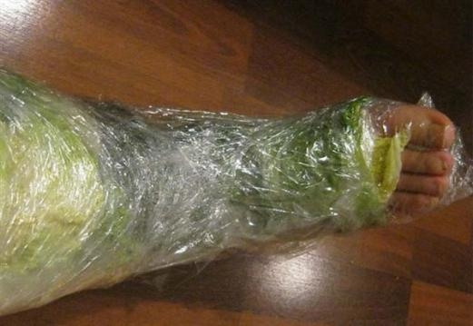 Uyumadan Önce Bacaklarınızı Lahana Yaprakları ile Sararsanız