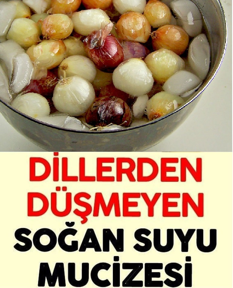 Dillerden Düşmeyen Faydaları Saymakla Bitmeyen Soğan Suyu Mucizesi