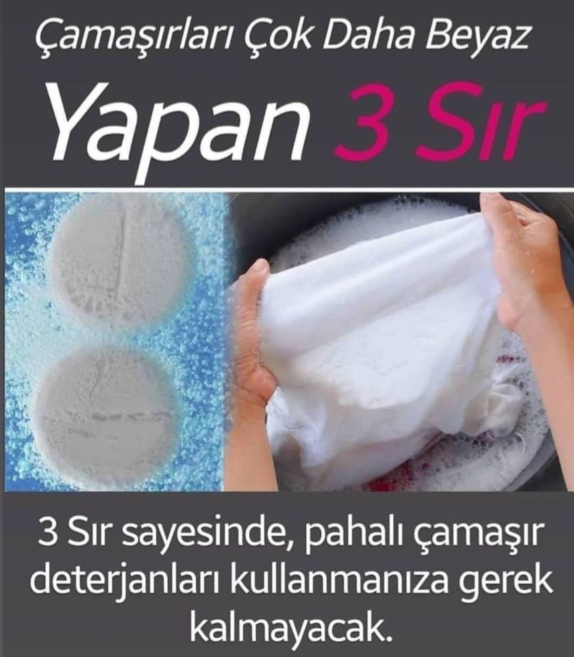 Çamaşırları Daha Beyaz Yapacak 3 SırLekeleri