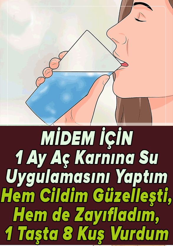 1 Ay Boyunca Aç Karına Su İçtiğinizde Ne Oluyor