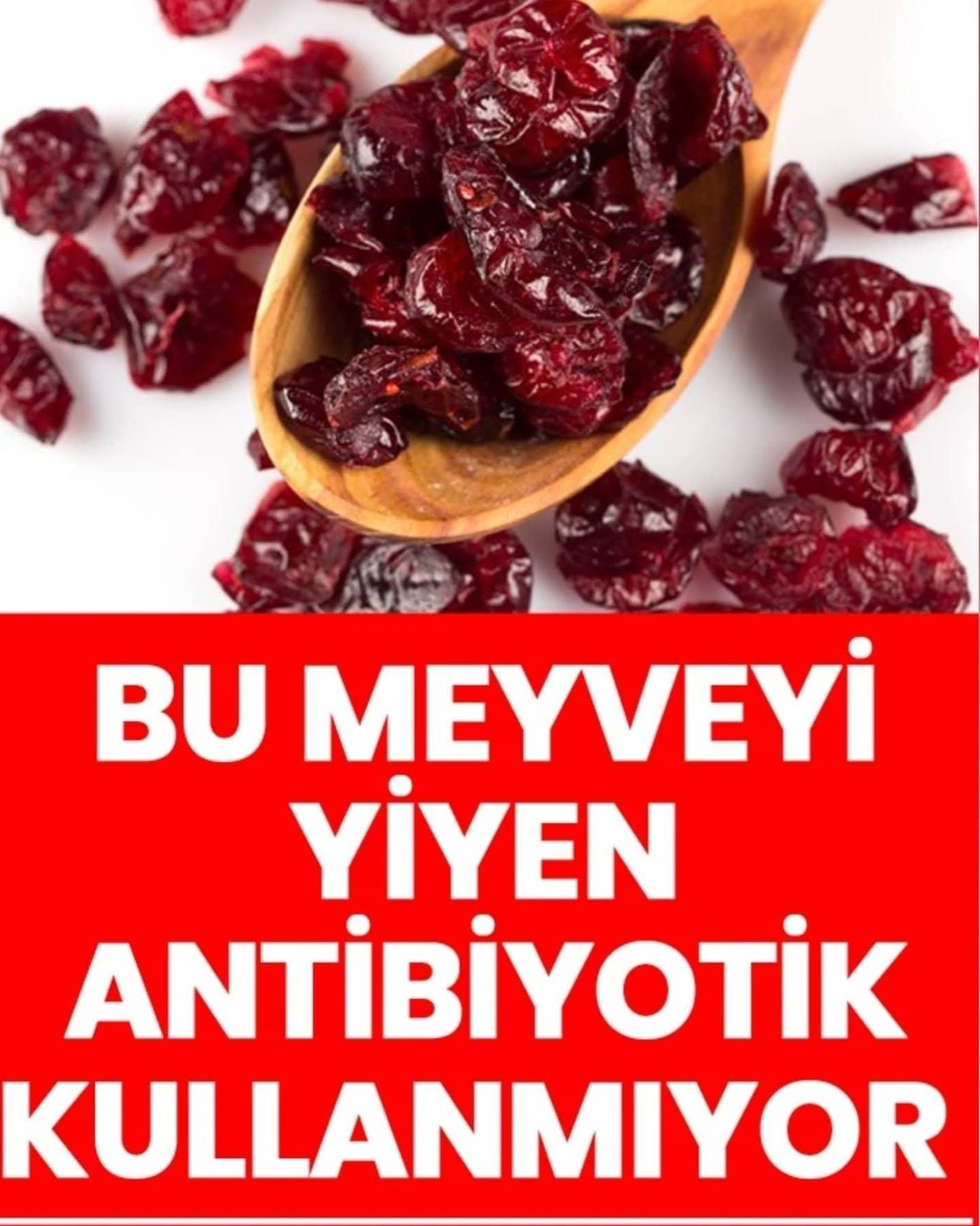 Bu meyveyi yiyen antibiyotik kullanmıyor..