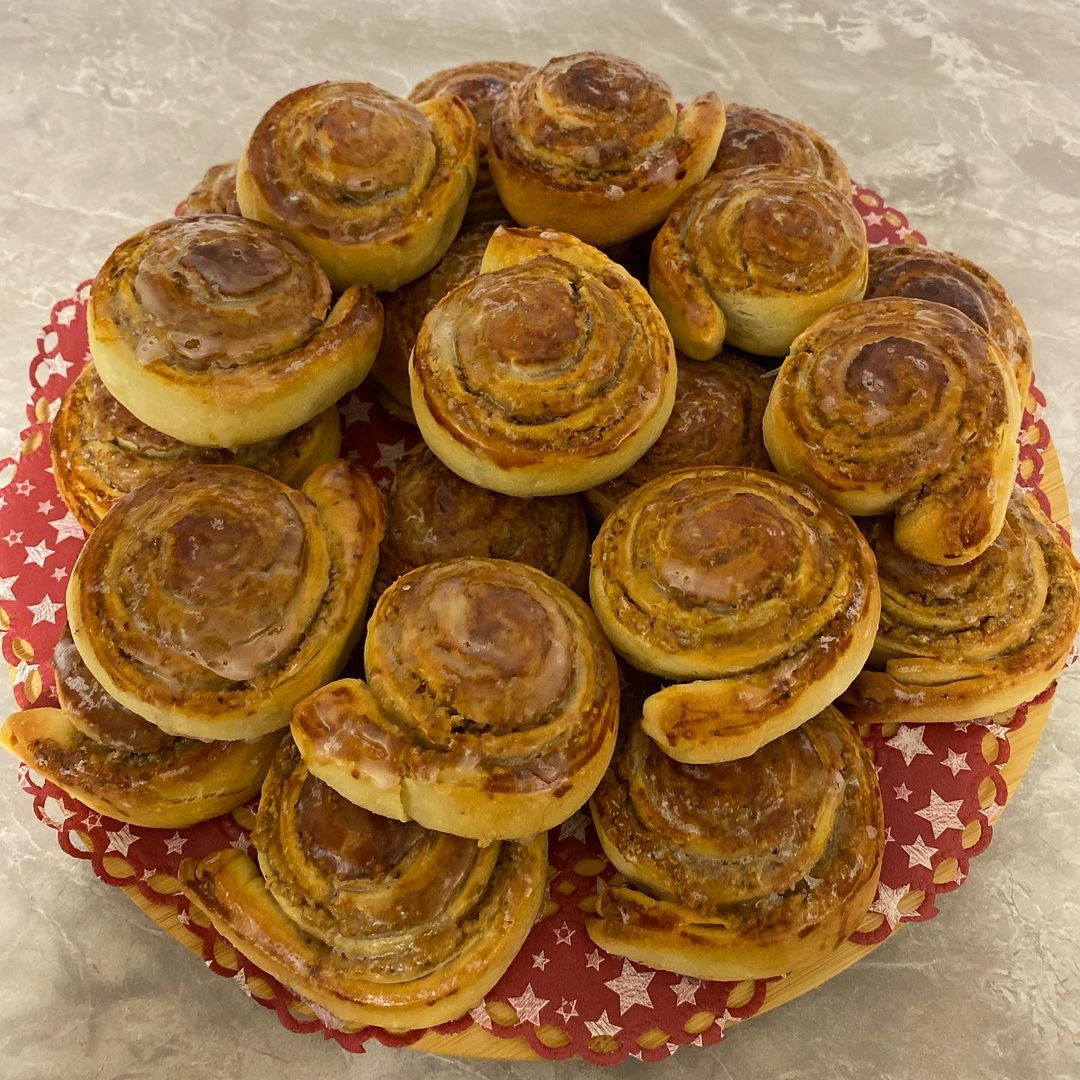 Fındıklı Cevizli Rulo Çörek