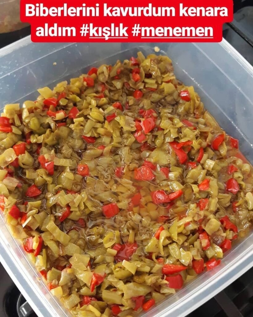 Yaz Tadında Menemen Konservesi