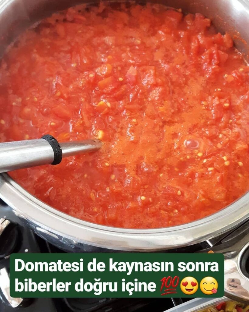 Yaz Tadında Menemen Konservesi