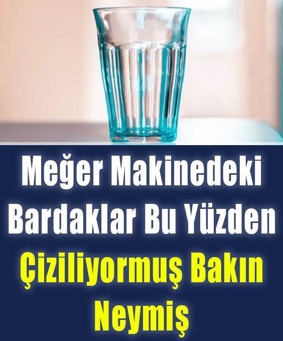 Meğer Makinedeki Bardaklar Bu Yüzden Çiziliyormuş Bakın Neymiş