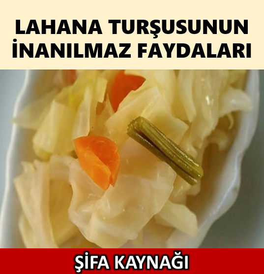 Lahana Turşusunun Akla Hayale Gelmeyen Faydaları Her derde deva..!