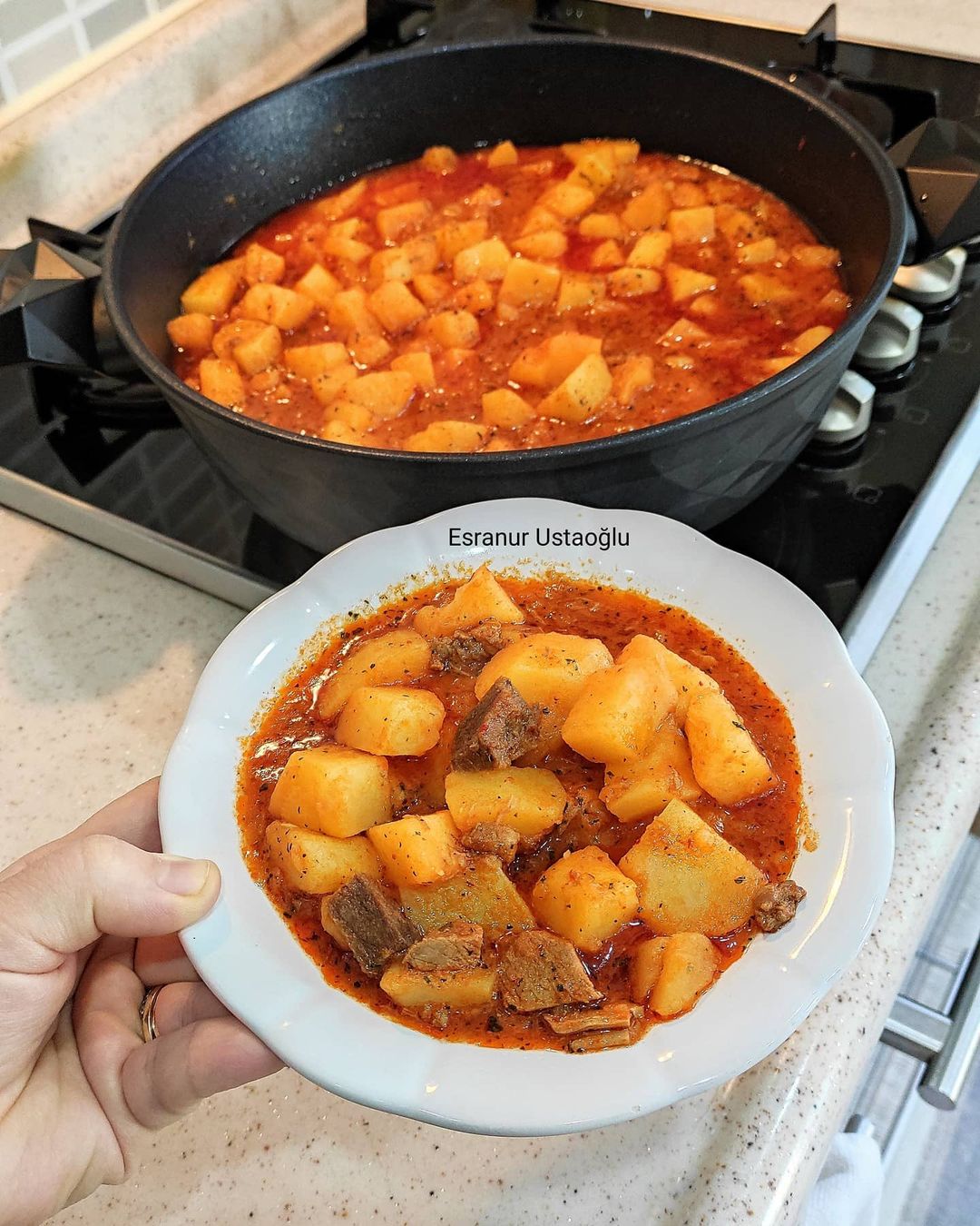 Sulu Patates Yemeği