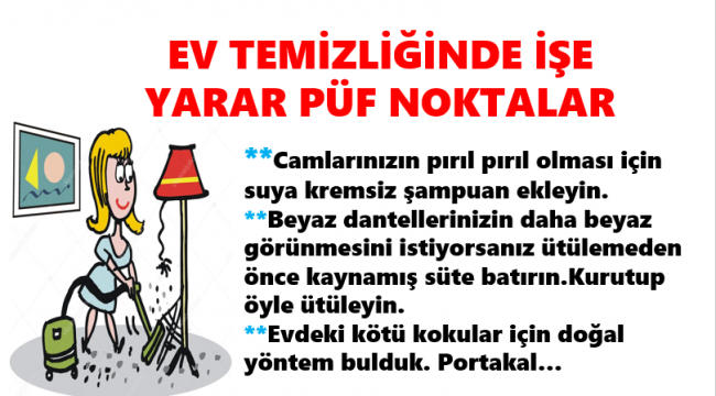 Ev Temizliğin de Pratik Bilgiler Ev Doğal Yollarla Mis Gibi Kokacak