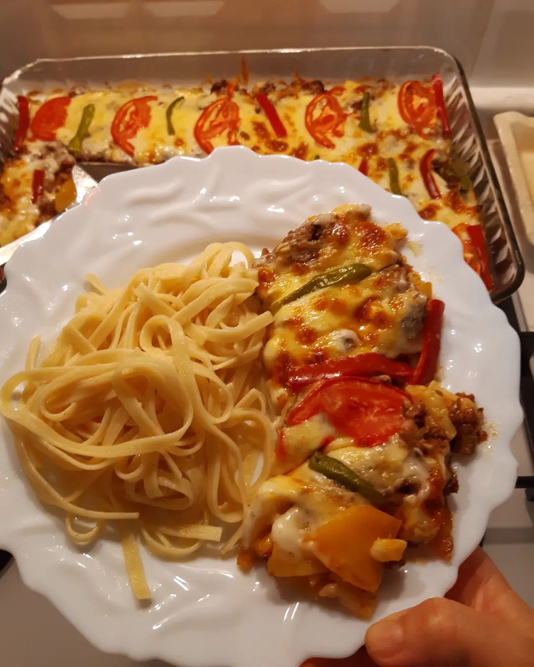 Fırında Kıymalı Patates Yemeği