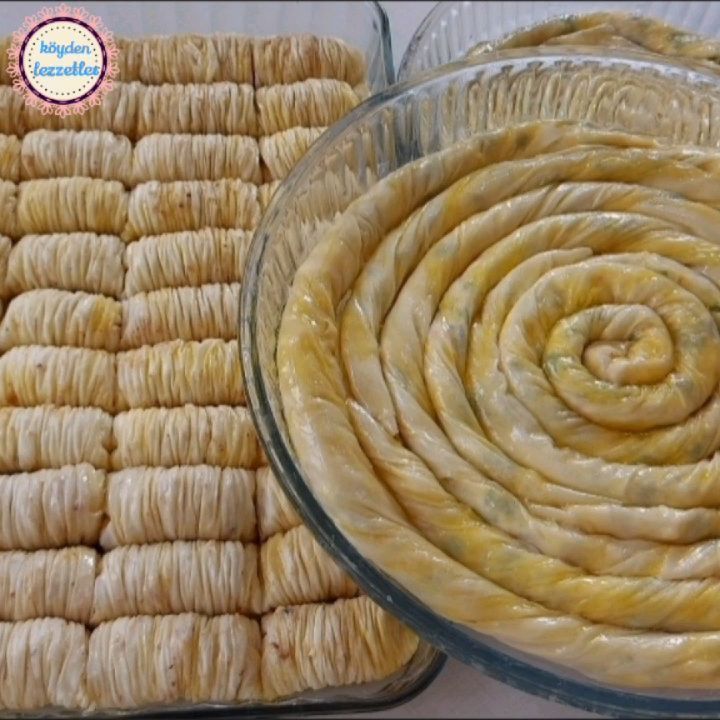 Tek Hamurla Hem Baklava Yaptım Hem Börek Yaptım