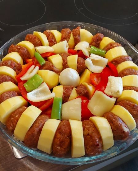 Fırında Sebzeli Köfte