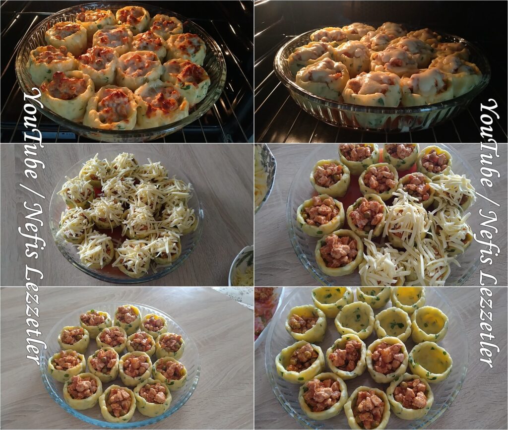 Patates Çanağında Garnitürlü Tavuk