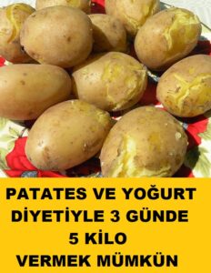 Patates Yoğurt Diyeti (3 Günde 5 Kilo)
