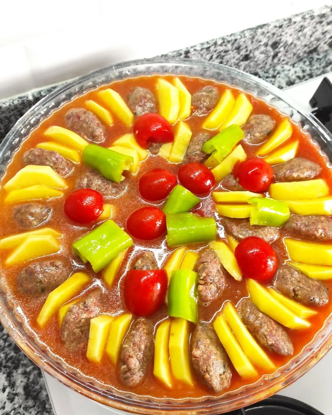 Fırında Köfte Patates Yemeği