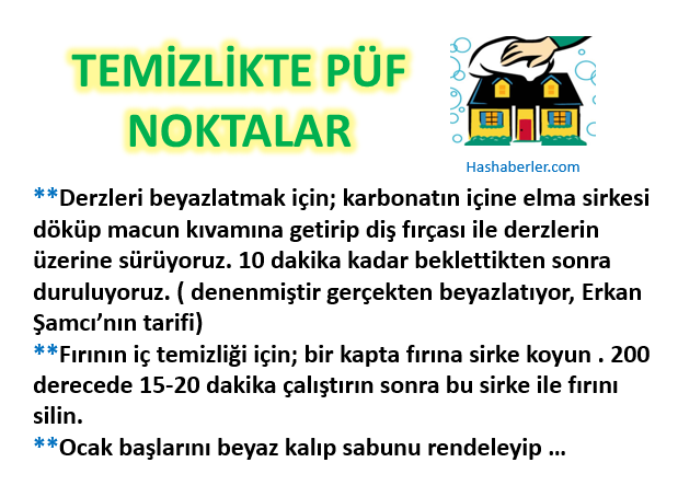 Ev temizliğinde her kadının bilmesi gereken püf noktaları