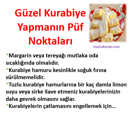 Güzel Kurabiye Yapmanın Püf Noktaları