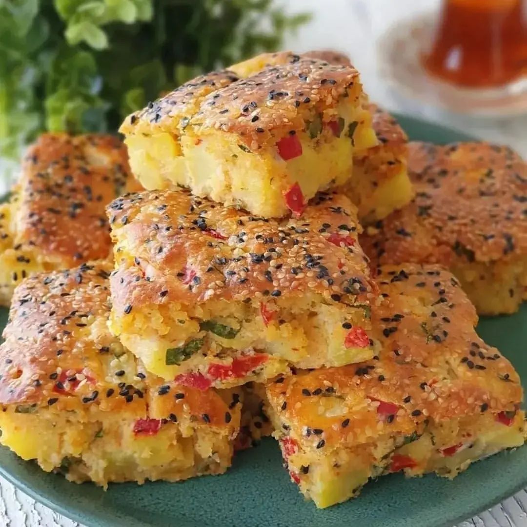 Börek Tadında Patatesli Tuzlu Kek