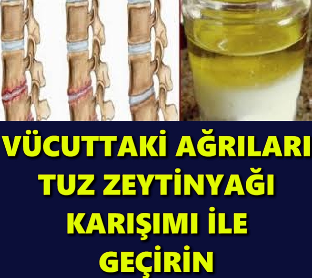 Vücuttaki Ağrıları Tuz Zeytinyağı Karışımı ile Geçirin