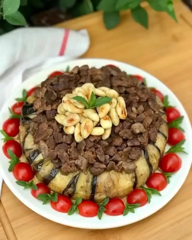Etli Patlıcanlı Pilav