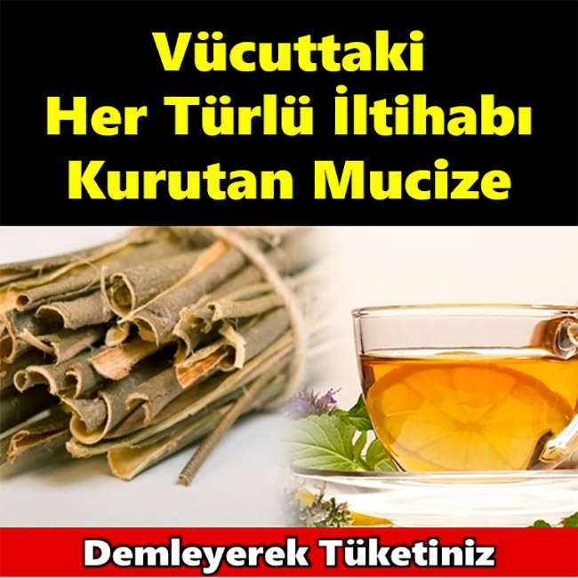 Vücuttaki Her Türlü İltihabı Kurutuyor