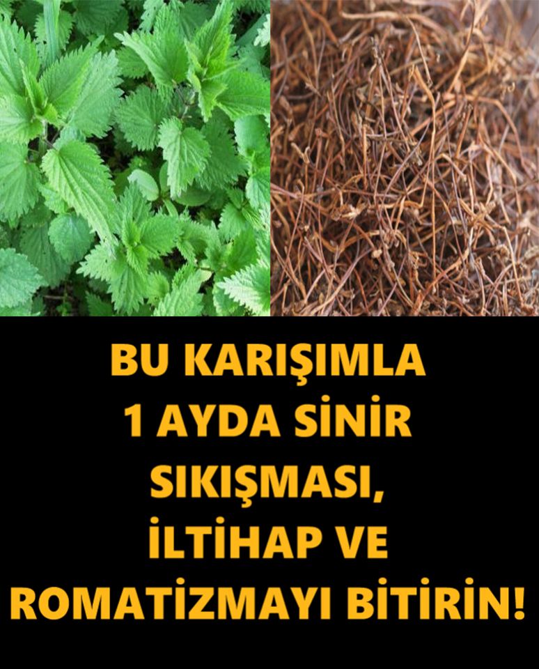Bu Karışmla 1 Ayda Sinir Sıkışması İltihaplı VE Romatizmayı Bitirin