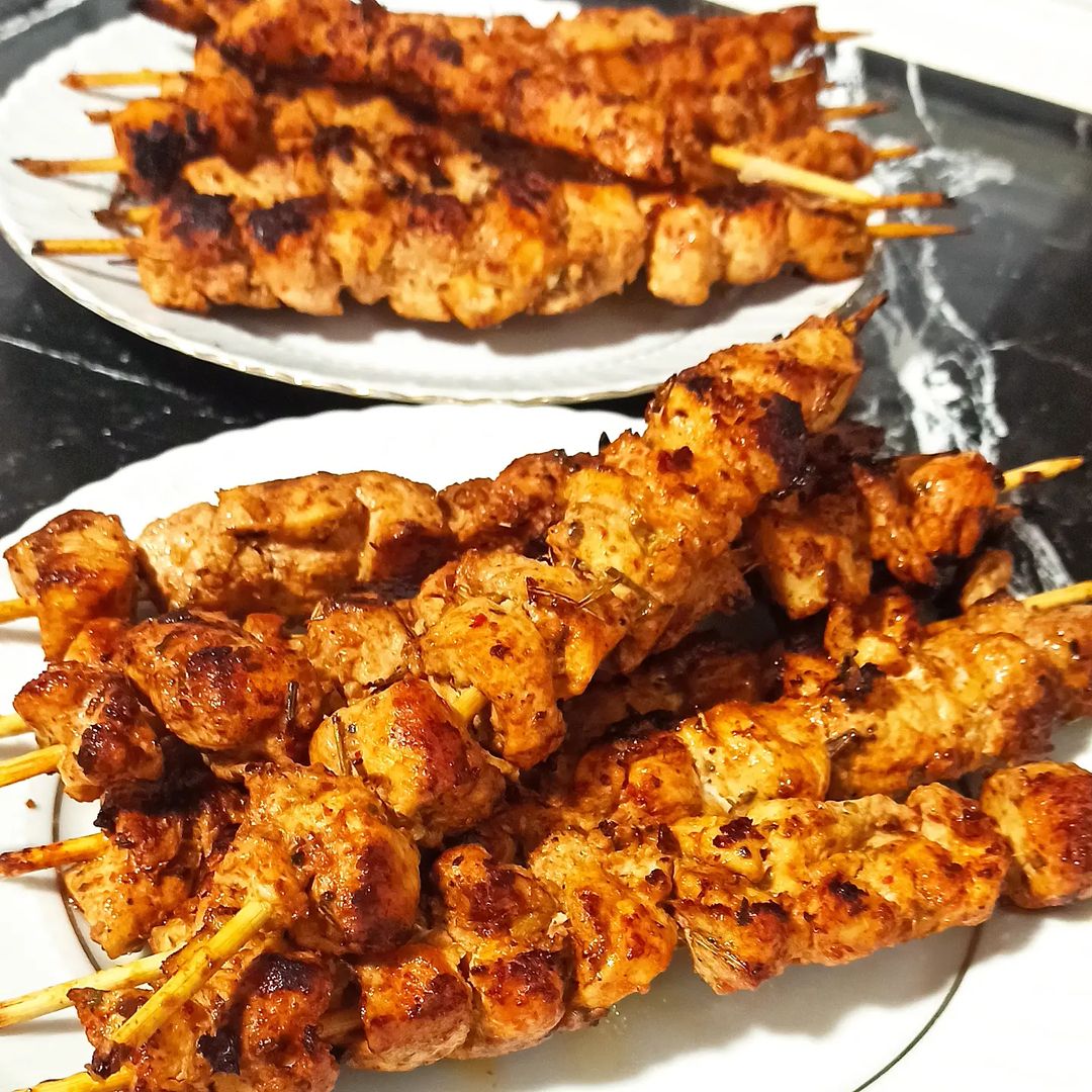 Tavada Tavuk Şiş