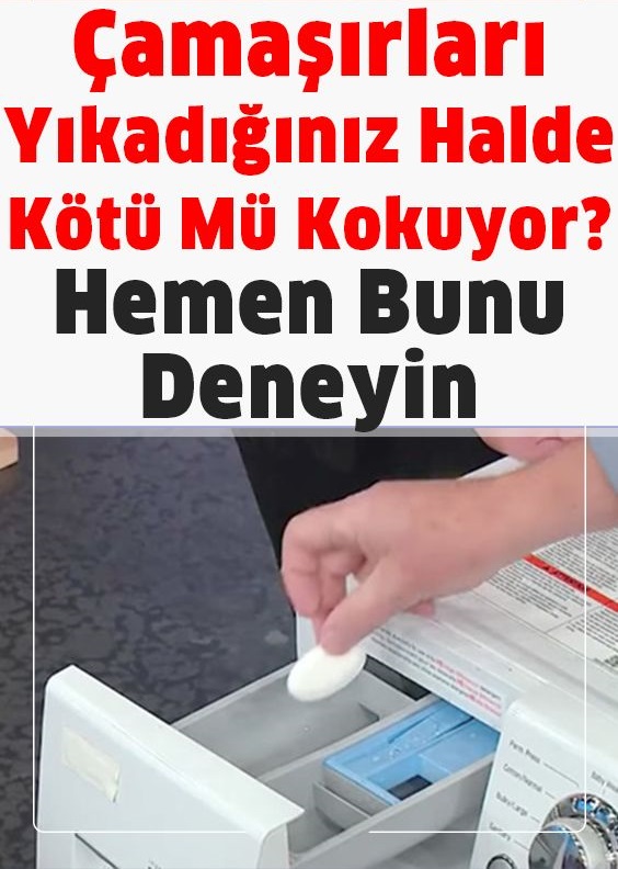 Çamaşırları Yıkadığınız Halde Kokusu Sizi Rahatsız mı Ediyor? Bu Yöntemi Denemelisiniz
