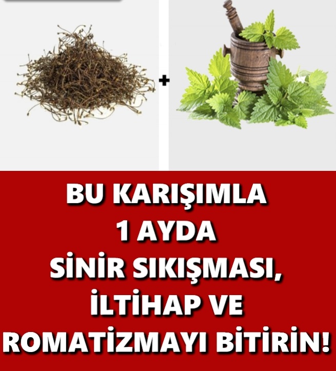 Bu Karışımla Sinir Sıkışması ve İltihaptan Kurtulabilirsiniz