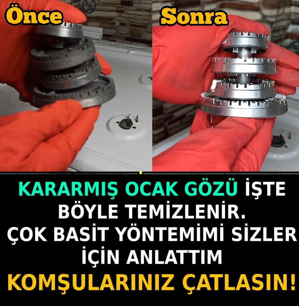 Kararmış ocak gözleri nasıl temizlenir?