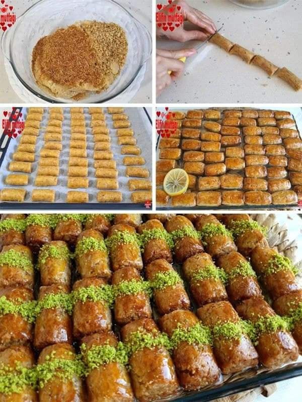 Şam Dürümü Tatlısı Tarifi