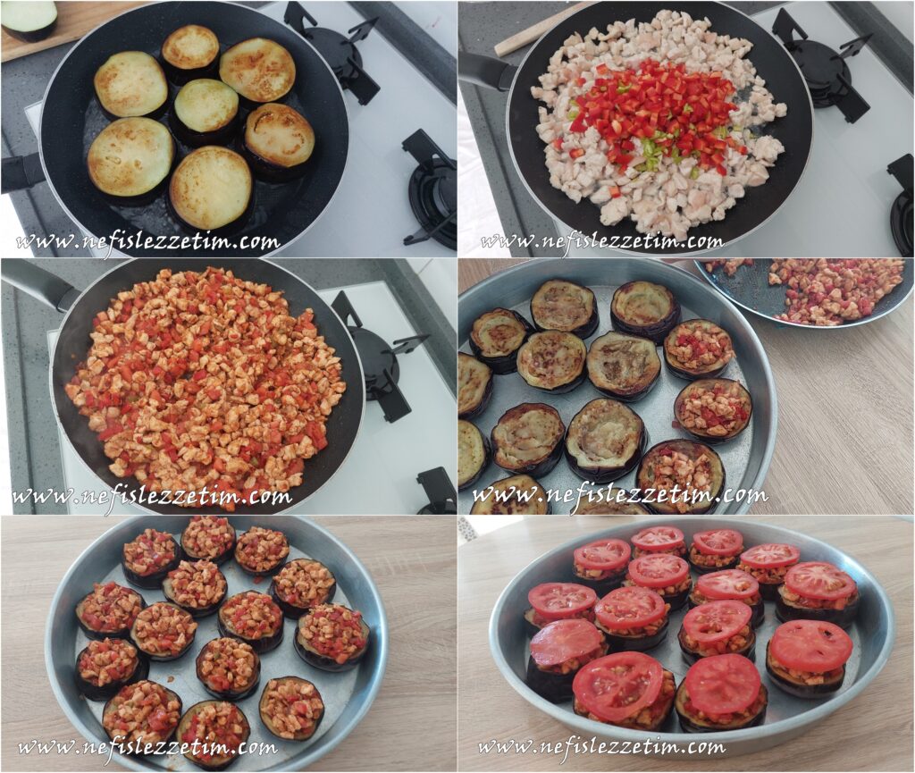 Tavuklu Bostan Patlıcan Kebabı